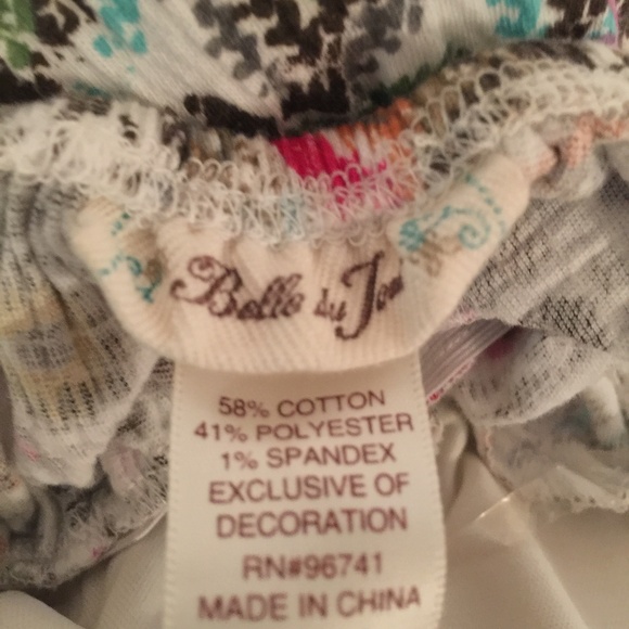 Bella du Jour Boho top multi-color sz small women - Picture 7 of 7